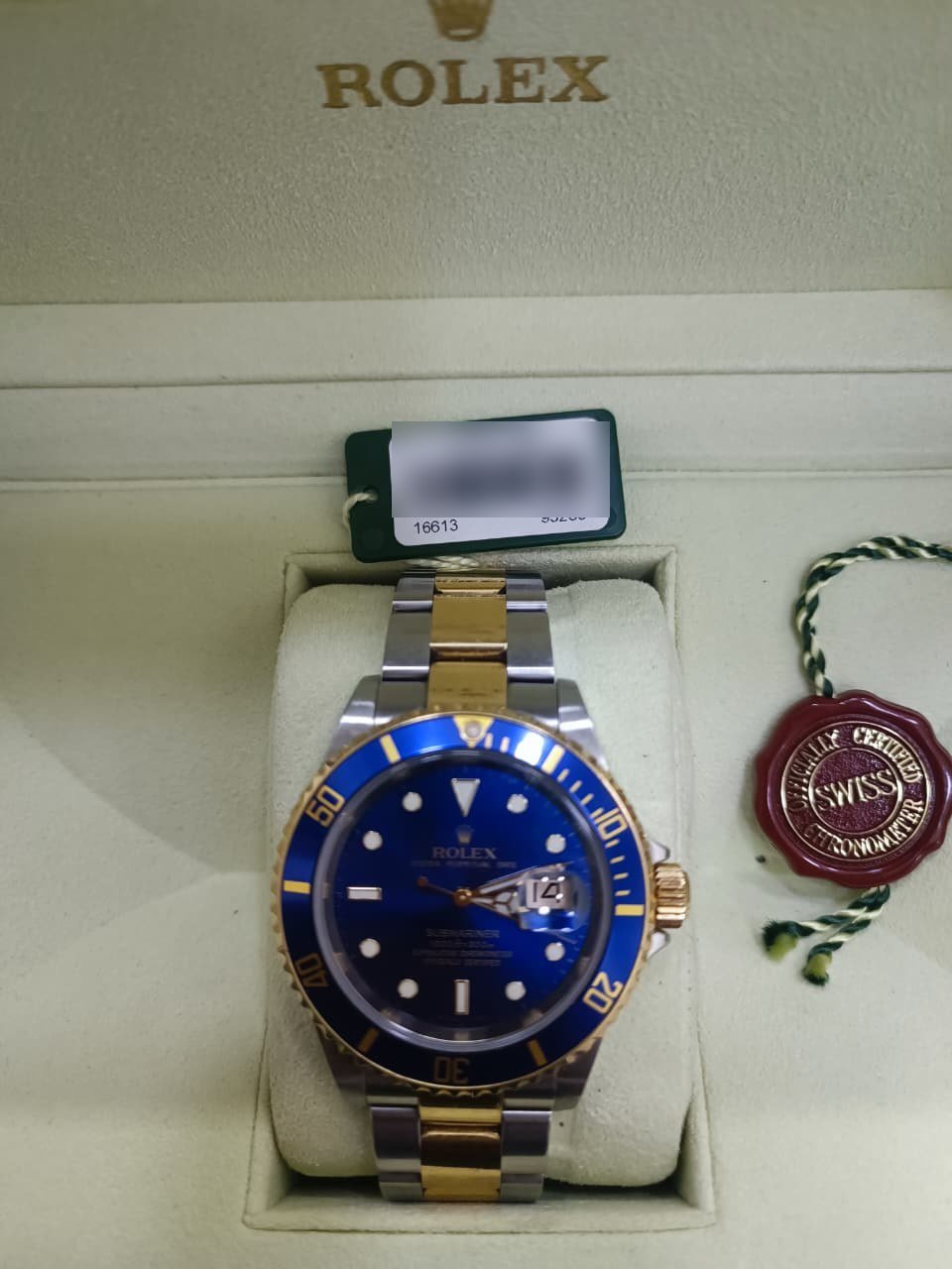 Rolex Submariner Date "Bluesy" 16613LB, photo 1 of 5